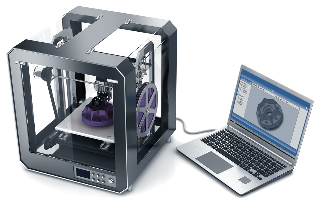 Ein Bild eines 3D-Druckers.