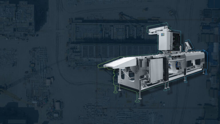 Headerbild zur Seite Make or Buy mit großer Maschinenanlage im Vordergrund und Produktionsgebäude von oben im Hintergrund