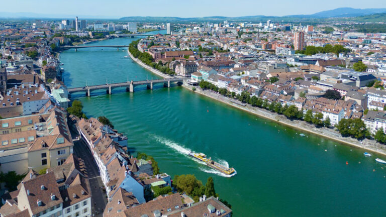 Ein Bild der Stadt Basel.